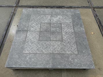 Veiling - 24,48 M2 Gecoate Tegel Decor 60x60x3 Cm, Tuin en Terras, Nieuw