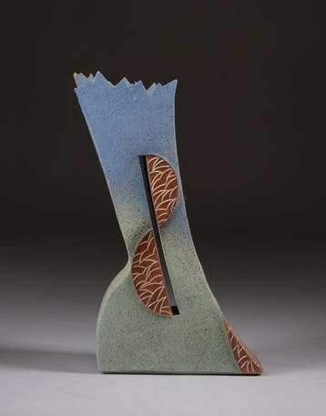 Grand vase en céramique « Ocean Blue » - Céramique - Nitten
