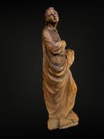 Sculpture, Johannes Calvary / 17e eeuw / Vlaams Barok - 32, Antiquités & Art