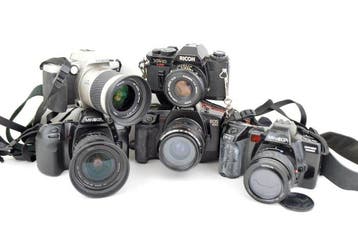 Minolta, Canon, Ricoh Lot of 5 x cameras Appareil photo, Nieuw