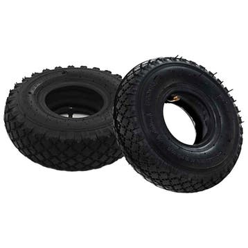 vidaXL Banden/binnenbanden voor steekwagens 3,00-4 260x85, Verzenden