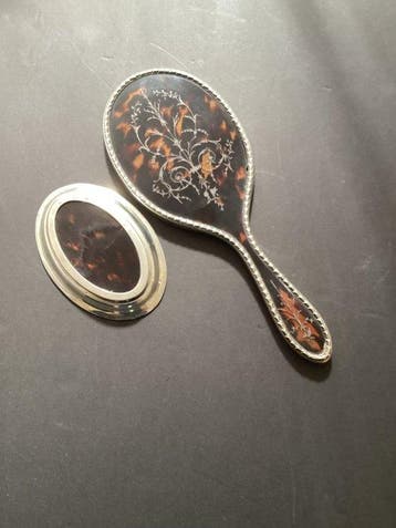 Miroir à main (2) - Argent 925 - argent sterling antique