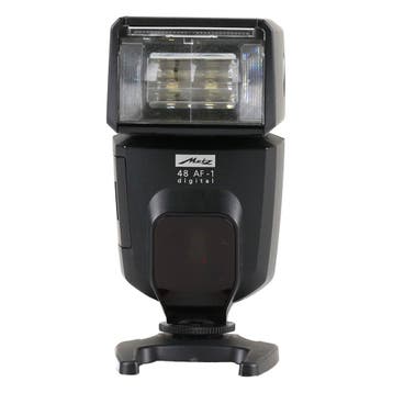 Metz 48 AF-1 Flitser voor Micro Four Thirds met garantie, Ophalen of Verzenden, Gebruikt