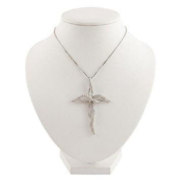 Miluna - Collier avec pendentif - 18 carats Or blanc -