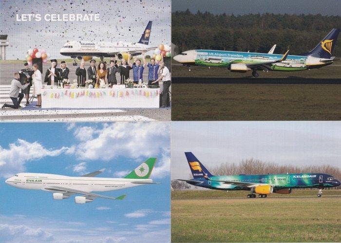 Aviation - avion - Carte postale (100) - 1970-2015, Collections, Cartes postales | Étranger