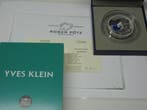 Frankreich 50 Euro 2012 Yves Klein 5 Unzen zilver Pp colo..., Verzenden