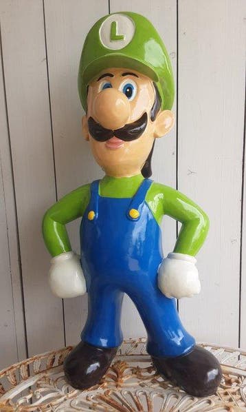 Luigi - Mario Brothers - Reclamebord - kunststof