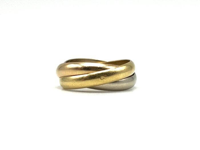 Cartier - Ring - Trinity - 18 karaat Witgoud, Geel goud,, Bijoux, Sacs & Beauté, Bagues