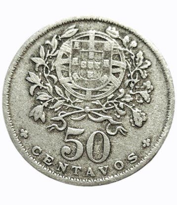 Portugal. Republic. 50 centavos -1935 (Zonder minimumprijs)