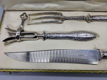 Ménagère - superbe service a decouper - Argent 950 - poinçon