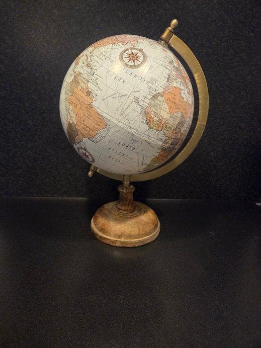 Ornement décoratif - Pays-Bas - Globe terrestre vintage, Antiek en Kunst, Curiosa en Brocante