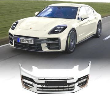 BOUCLIER AVANT PORSCHE PANAMERA 24-25 LOOK TURBO + FEUX DE J, Verzenden
