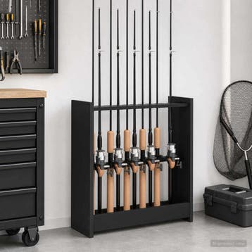 vidaXL Biljartkeu-stand Bewerkt hout 60 x 20 x 57 cm Zwart, Verzenden, Nieuw