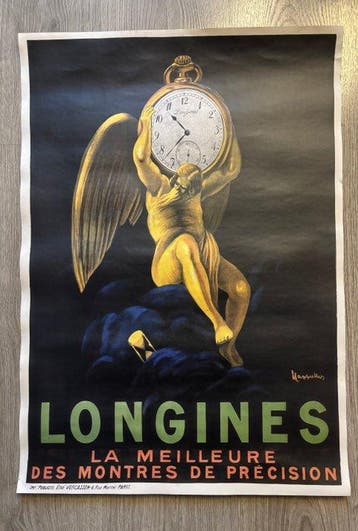 Leonetto Cappiello - Longines La Meilleure Des Montres De, Antiek en Kunst