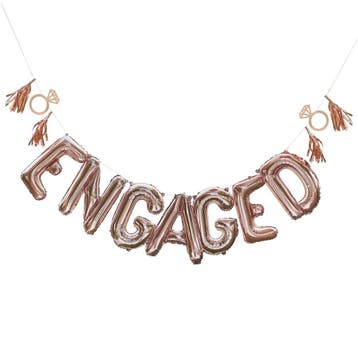 Rose Gouden Bruiloft Letterslinger Engaged, Hobby en Vrije tijd, Verzenden, Nieuw
