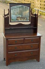 Ensemble coiffeuse - Bois, Acajou, Antiquités & Art