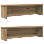 vidaXL Keukenrekken stapelbaar 2 st 60x15x16 cm artisanaal, Verzenden
