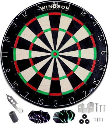 2dekans | WINDSOR Dartbord - Blade Wire - Sisal - Cavalier 6, Ophalen of Verzenden, Nieuw