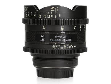 Samyang XEEN CF 16mm T2.6 - Canon EF - Groothoeklens, Ophalen of Verzenden, Zo goed als nieuw