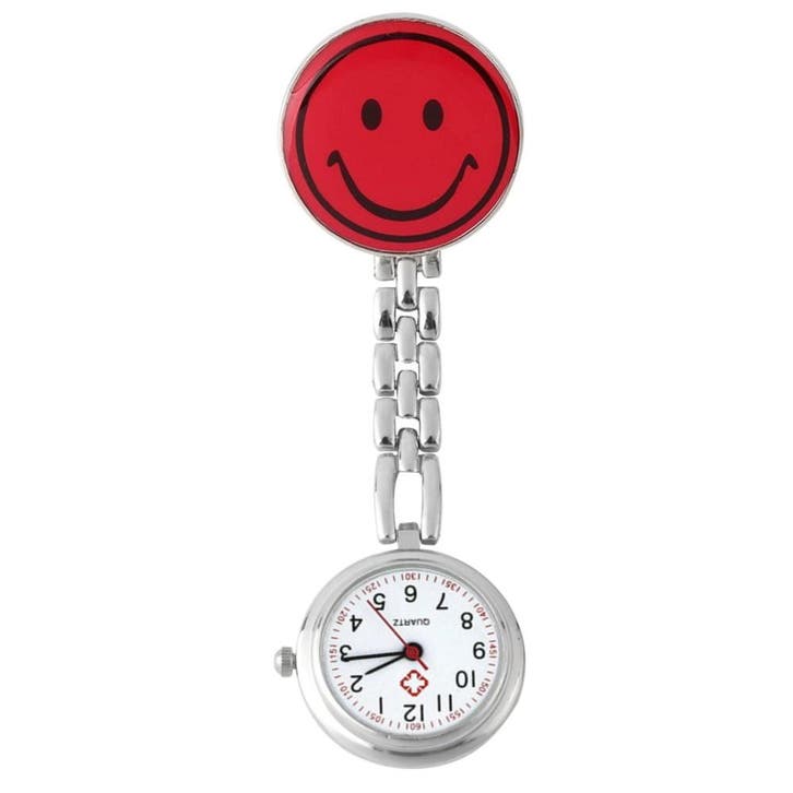 Fako - Verpleegstershorloge - Smiley - Rood, Bijoux, Sacs & Beauté, Montres | Femmes, Envoi