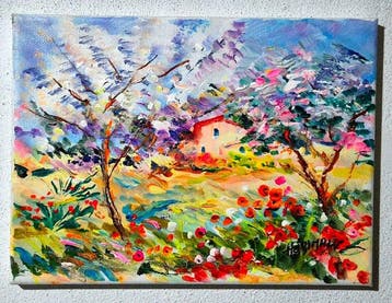 Alfredo Grimaldi (1950) - Sinfonia di Primavera al Casolare