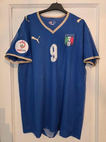 Italia - EK Voetbal 2008 - Luca Toni - 2008 - Teamkleding, Nieuw
