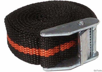 Spanband met snelsluiting 2,5 m x 25 mm, Verzenden, Nieuw