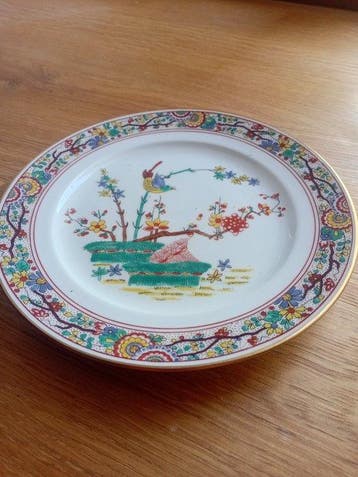 E. Bourgeois - Assiette (6) - Porcelaine, Antiek en Kunst