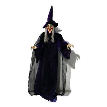 Halloween-figuur Heks, Met Licht Geluid En Beweging 175cm, Kinderen en Baby's, Nieuw