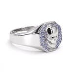 Sans prix de réserve - Bague Plaqué or Tanzanite - Diamant -, Bijoux, Sacs & Beauté, Bagues