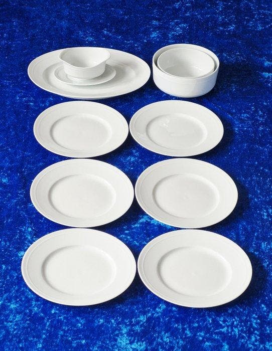 Fürstenberg - Eetservies voor 6 (10) - Herzog Ferdinand -, Antiquités & Art, Antiquités | Meubles | Tables