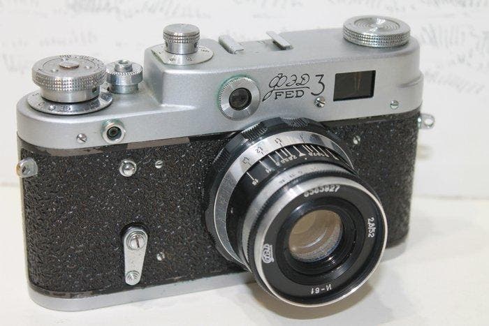 FED -3 + Industar-61 2.8/52mm | Analoge camera, Audio, Tv en Foto, Fotocamera's Analoog