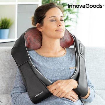 2dekans | InnovaGoods Massaki - Shiatsu - Massageapparaat -, Sport en Fitness, Ophalen of Verzenden, Nieuw