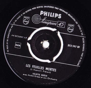 Juliette Gréco – Les Feuilles Mortes Single, Verzenden, Nieuw in verpakking