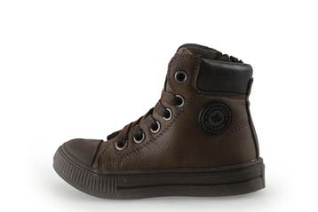 Muyters Veterboots Jongens in maat 24 Bruin, Kinderen en Baby's, Verzenden, Jongen of Meisje, Schoenen, Zo goed als nieuw