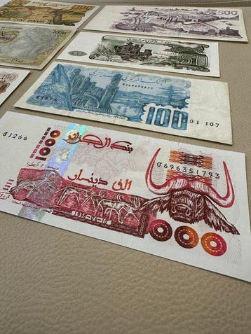 Algérie. - 8 Banknotes - Various Dates (Sans prix de