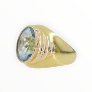 Ring - 18 karaat Geel goud, Handtassen en Accessoires, Ringen, Nieuw
