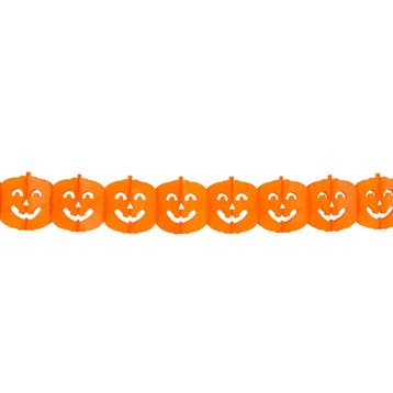 Halloween Slinger Pompoen 4m, Verzenden, Nieuw