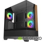 Cooler Master Elite 690 Wood Black, Verzenden, Nieuw