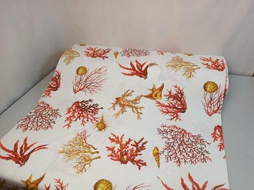 Textile - 600 cm - 160 cm - Panama coton imprimé