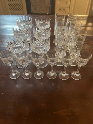 Service de boisson pour 6 (18) - Cristal, verre