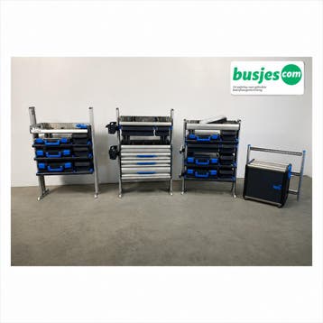 Sortimo SR5 bedrijfswageninrichting 3 kasten + WorkMo 3120, Verzenden, Gebruikt