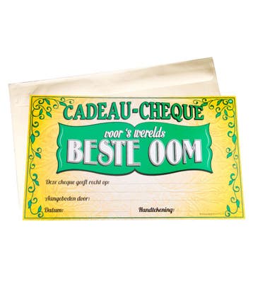 Cadeaubon Oom 34,5cm, Tickets & Billets, Réductions & Chèques cadeaux
