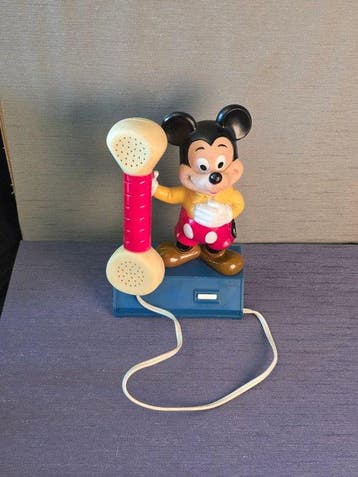 Disney/LJN Toys - Analoge telefoon - Plastic - Mickey