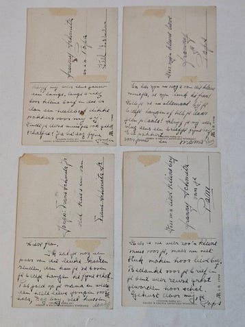 Mickey Mouse - 4 Postkaart - 1930