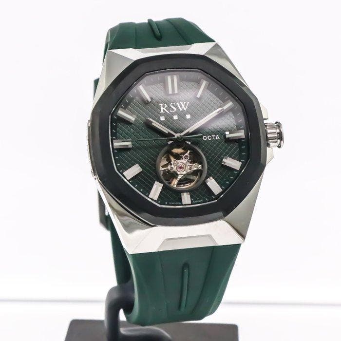 RSW - Swiss Automatic Watch - RSWA162H-SBX-12 - Sans prix de, Handtassen en Accessoires, Horloges | Heren