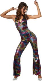 2dekans | Dressforfun Disco girl M - verkleedkleding kostuum, Ophalen of Verzenden, Nieuw