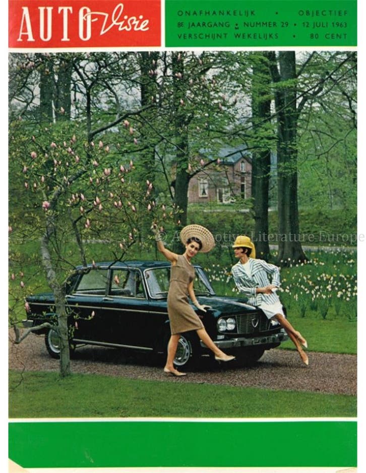 1963 AUTOVISIE MAGAZINE 29 NEDERLANDS, Boeken, Auto's | Folders en Tijdschriften