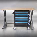 Datona Industriële werktafel 160 cm en gereedschapswagen -, Ophalen of Verzenden