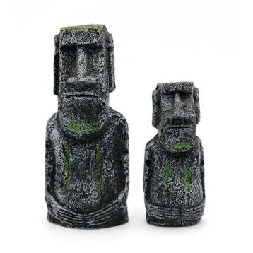 Paaseiland / Moai 17,5 cm  As-162 (Aquarium decoratie), Animaux & Accessoires, Verzenden, Gevuld zeewateraquarium